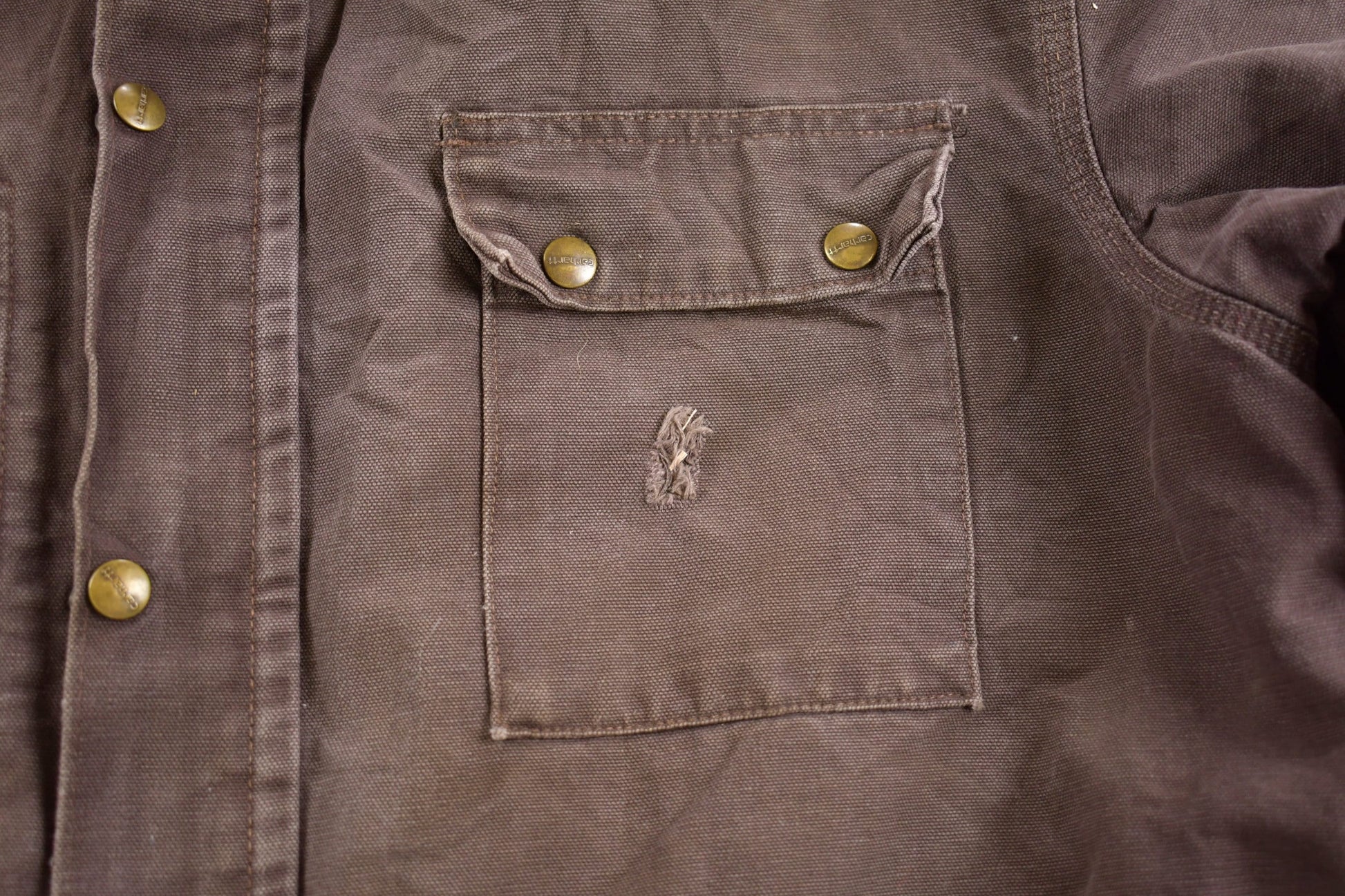Vintage 1980s Carhartt Field Coat Men's XL from propervintagecanada