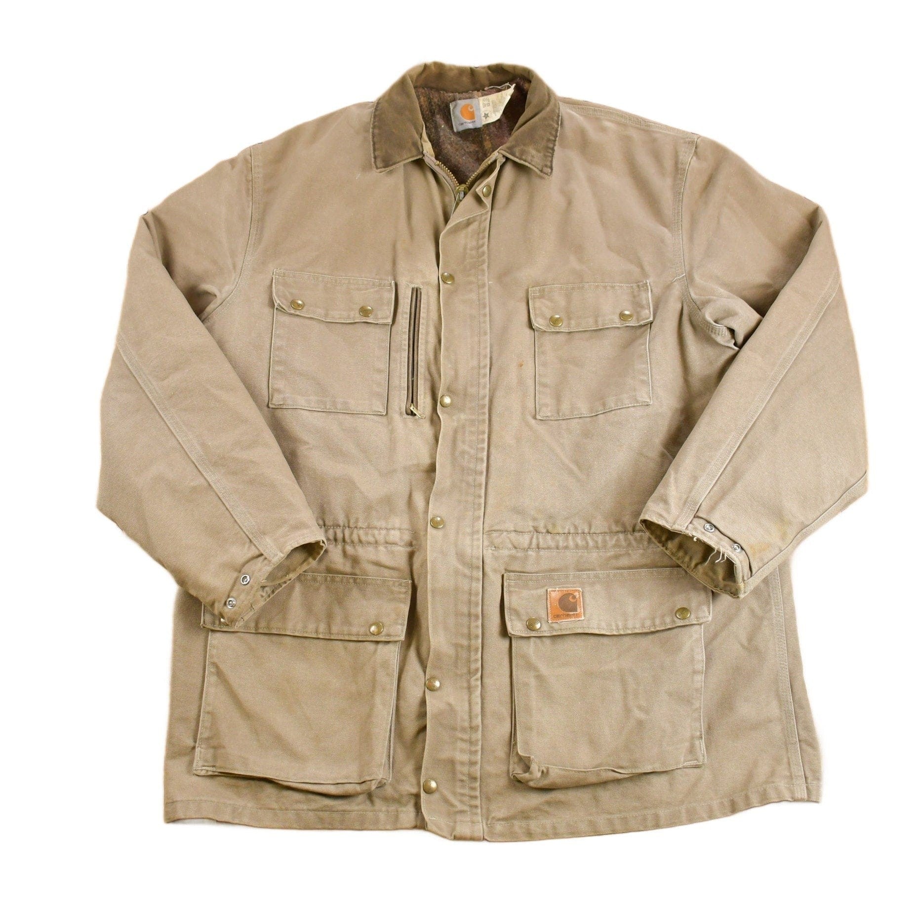 Vintage 1980s Carhartt Field Coat Men's XL Tall from propervintagecanada