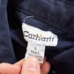 Vintage 1980s Carhartt Heavy Button Embroidered Up Shirt Men's XL from propervintagecanada