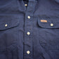 Vintage 1980s Carhartt Heavy Button Embroidered Up Shirt Men's XL from propervintagecanada