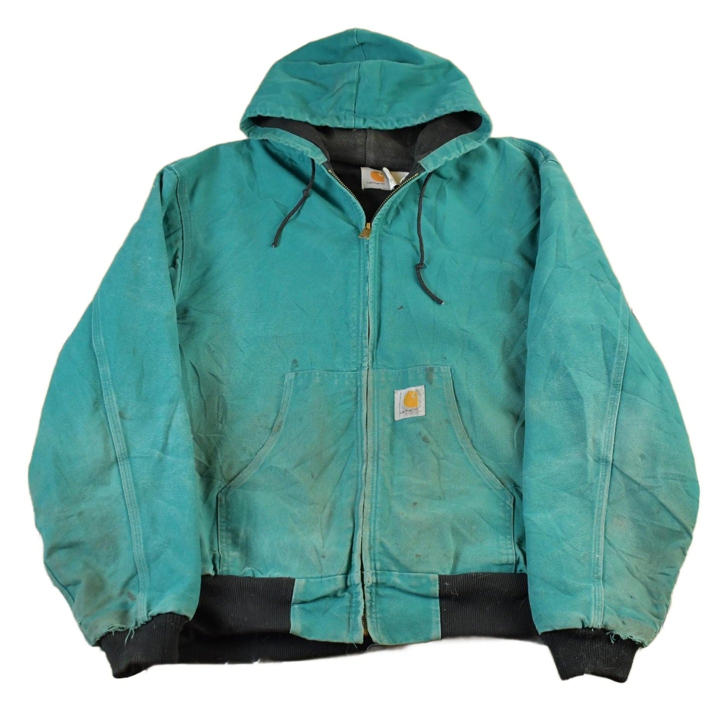 Vintage 1980s Carhartt Hooded Jacket Men's XL from propervintagecanada