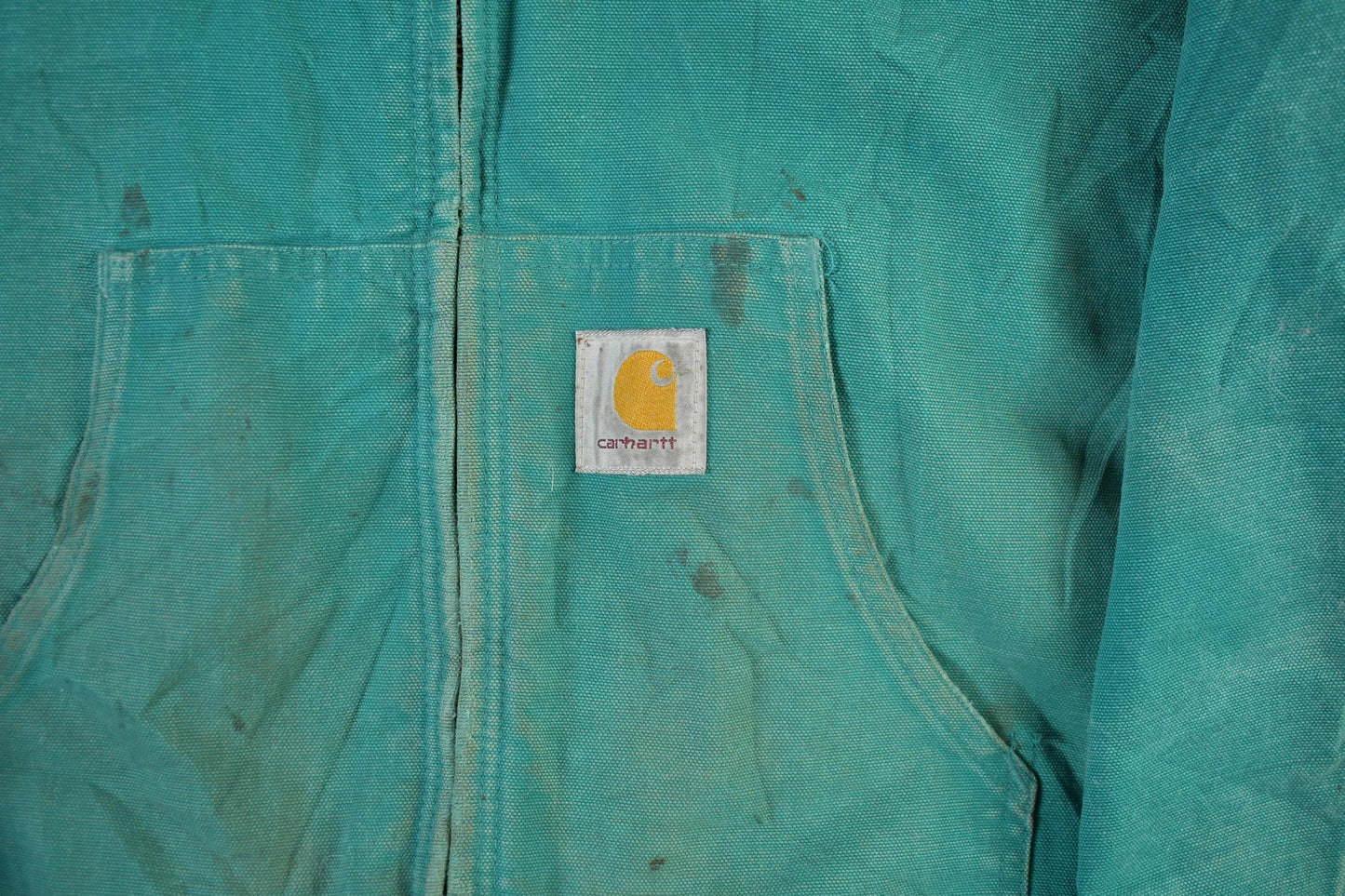 Vintage 1980s Carhartt Hooded Jacket Men's XL from propervintagecanada