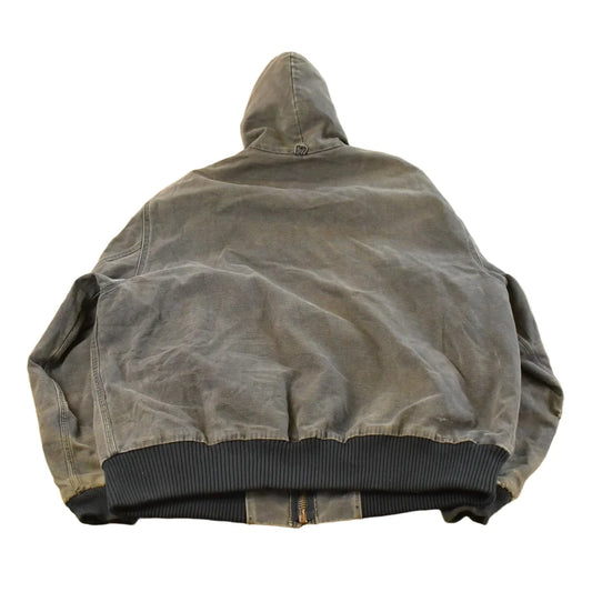 Vintage 1980s Carhartt Hooded Work Jacket Men's 2XL from propervintagecanada