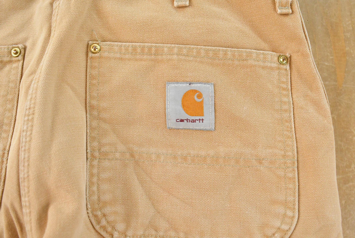 Vintage 1980s Carhartt Insulated Canvas Work Pants Men's 33 x 27.5 from propervintagecanada