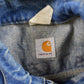 Vintage 1980s Carhartt Medium Wash Jean Jacket Men's M from propervintagecanada