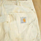 Vintage 1980s Carhartt Paint Distressed Carpenter Work Pants Men's Large 37 x 30 from propervintagecanada