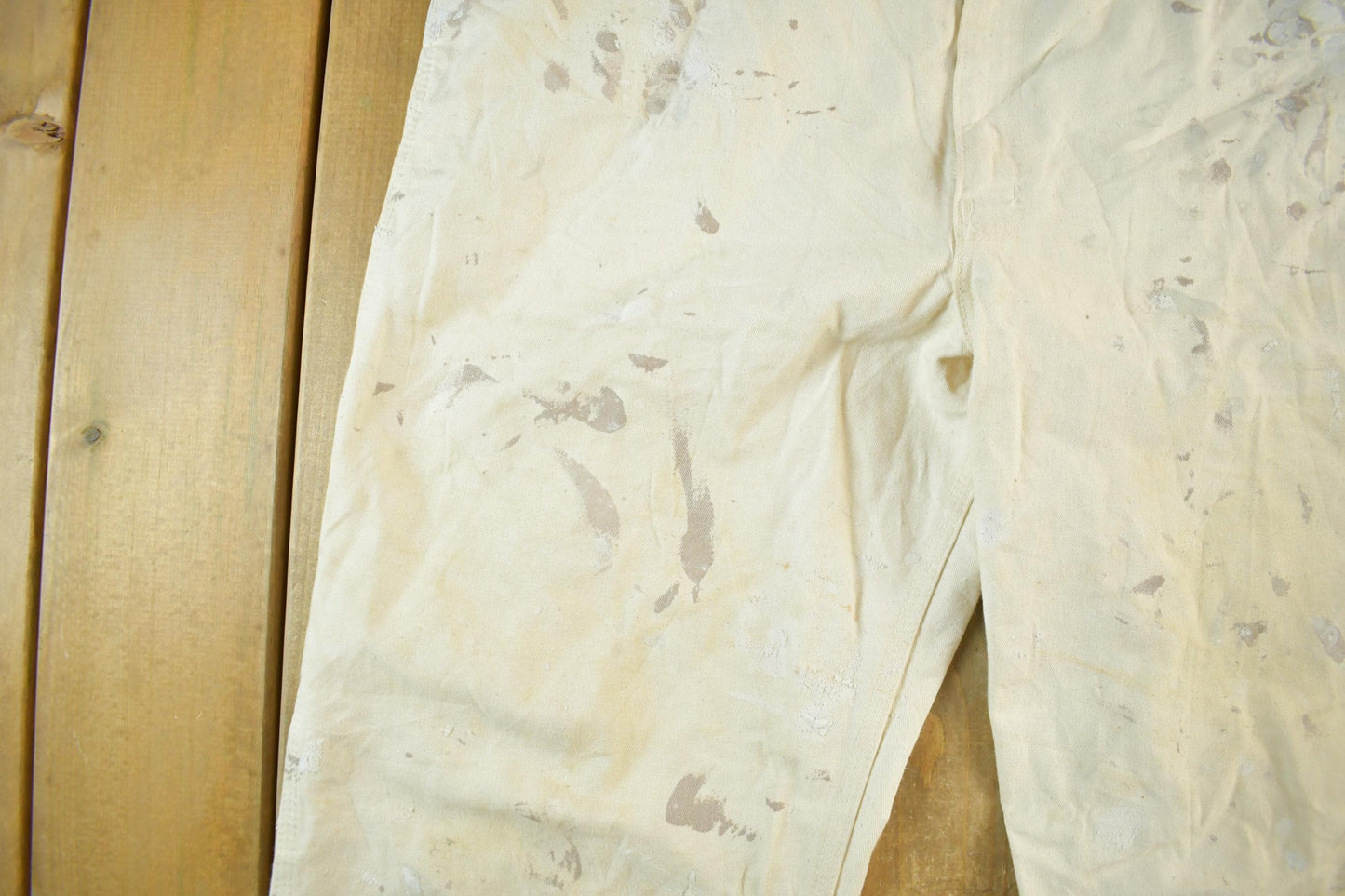 Vintage 1980s Carhartt Paint Distressed Carpenter Work Pants Men's Large 37 x 30 from propervintagecanada