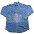 Vintage 1980s Carhartt Pearl Snap Denim Shirt Men&