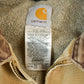 Vintage 1980s Carhartt Perfectly Distressed Collared Work Jacket Men's 2XL from propervintagecanada