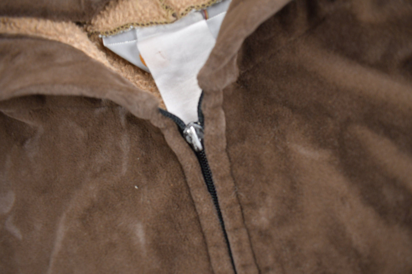 Vintage 1980s Carhartt Rugged Outdoor Wear Fleece Lined Velvet Hoodie Men's 2XL from propervintagecanada