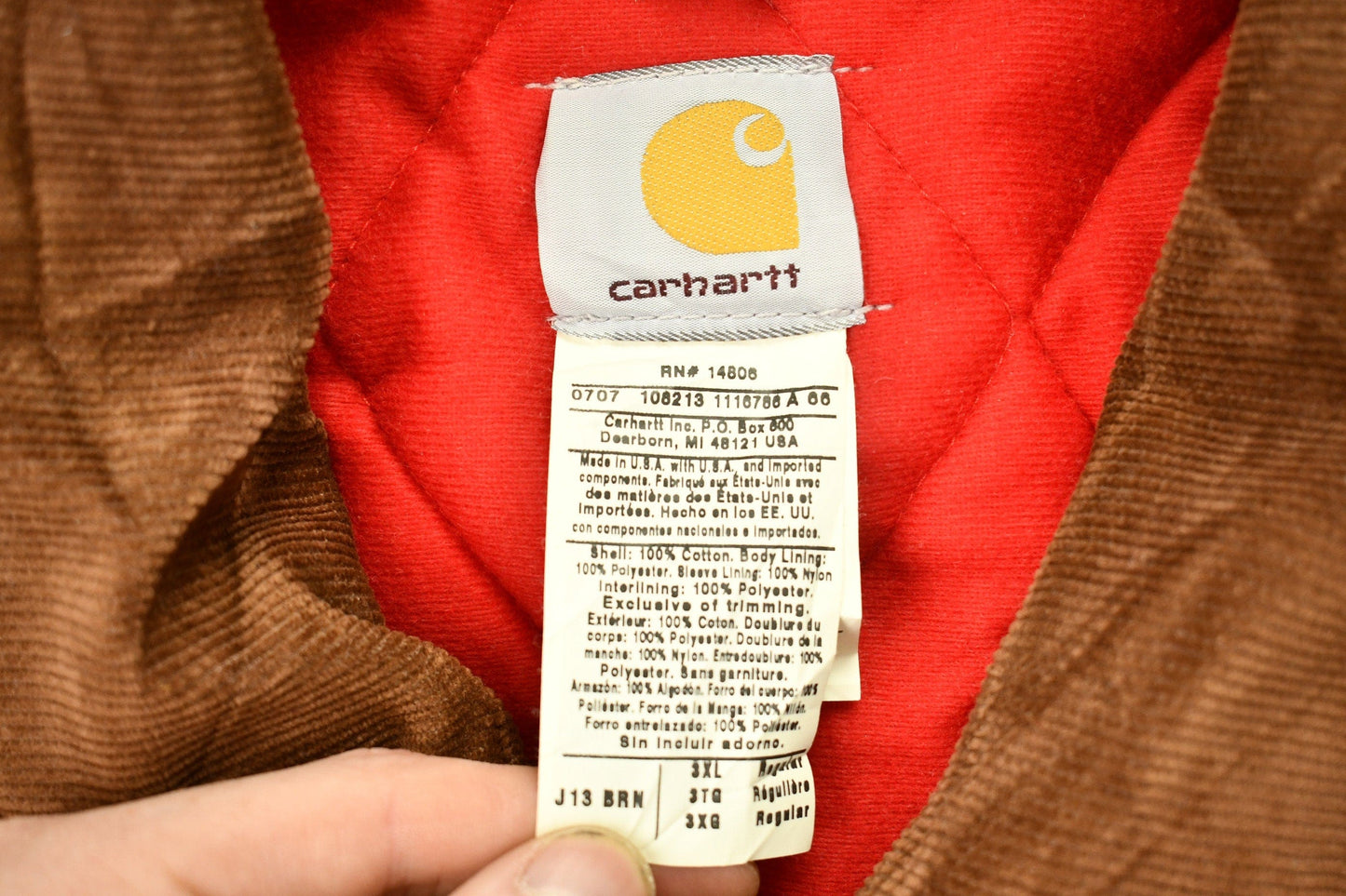 Vintage 1980s Carhartt Santa Fe Jacket Men's 3XL from propervintagecanada