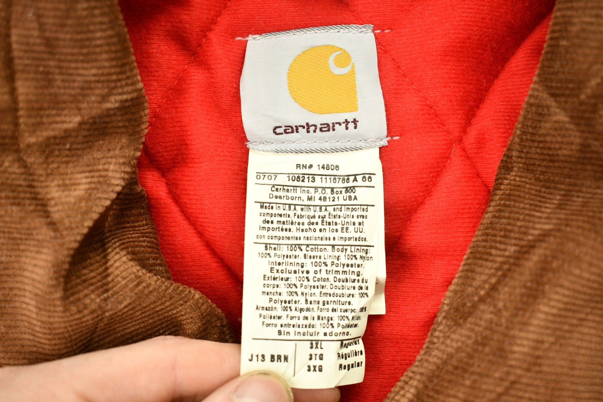 Vintage 1980s Carhartt Santa Fe Jacket Men's 3XL from propervintagecanada