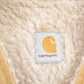 Vintage 1980s Carhartt Sherpa Lined Beige Work Vest Men's Large from propervintagecanada
