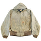 Vintage 1980s Carhartt Sun Faded Distressed Canvas Hooded Work Jacket Men's Large from propervintagecanada
