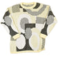 Vintage 1980s Carlcom Abstract Knit Crewneck Sweater Womens M from propervintagecanada