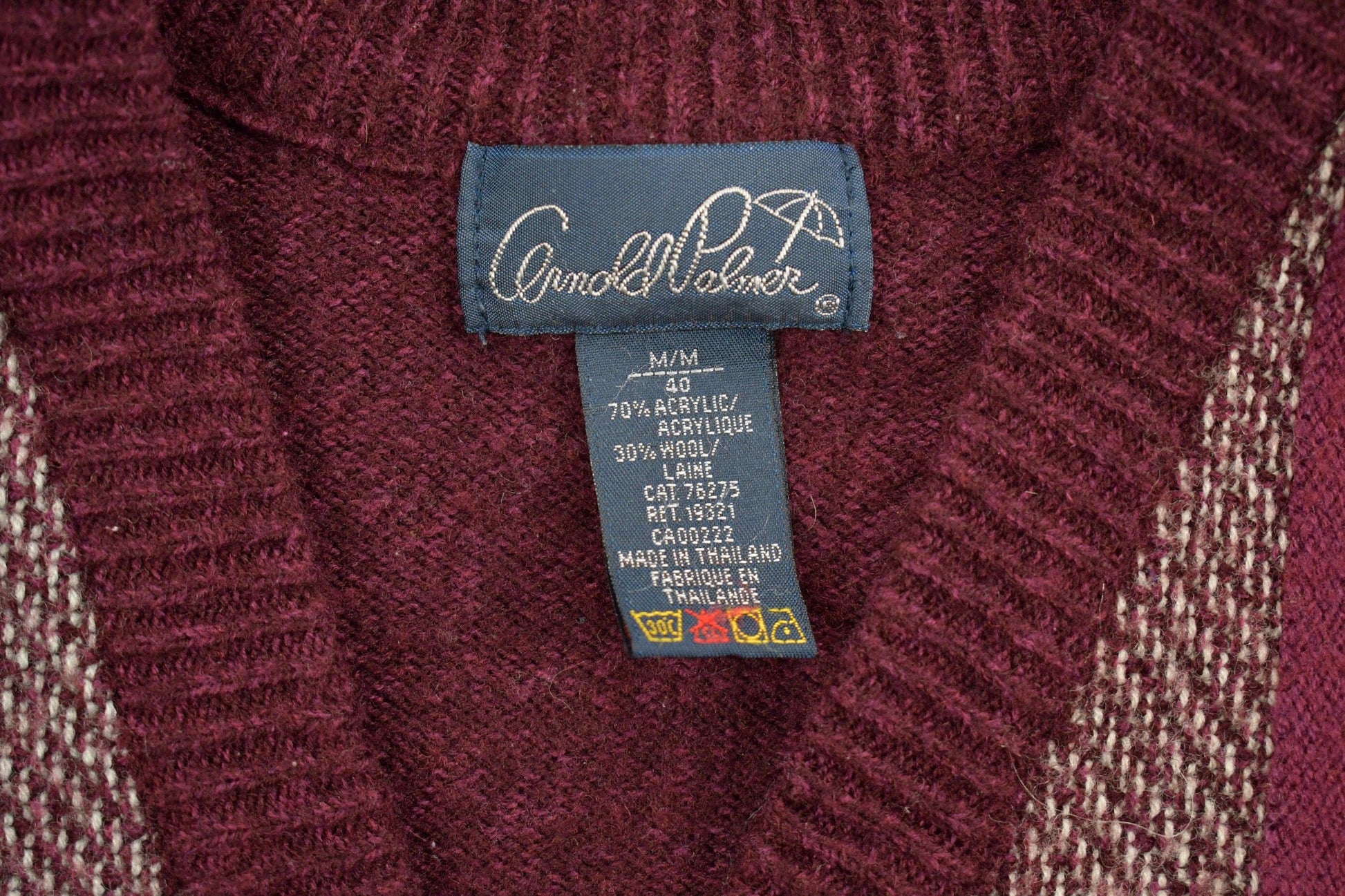 Vintage 1980s Carroll Palmer Knitted Cardigan Button Up Sweater Men's M from propervintagecanada