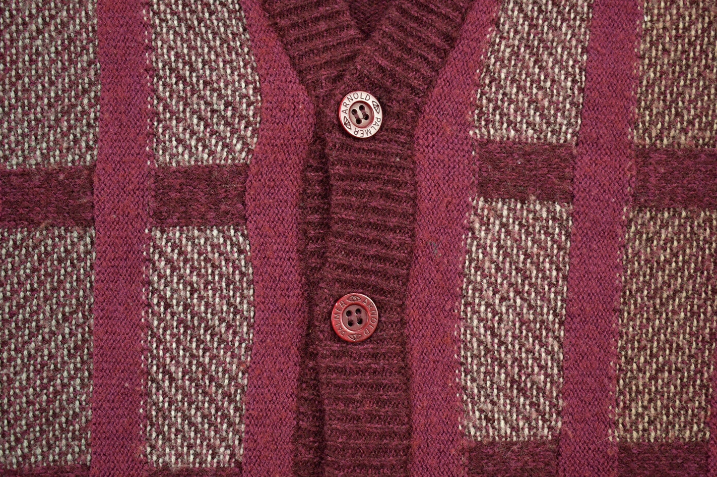 Vintage 1980s Carroll Palmer Knitted Cardigan Button Up Sweater Men's M from propervintagecanada