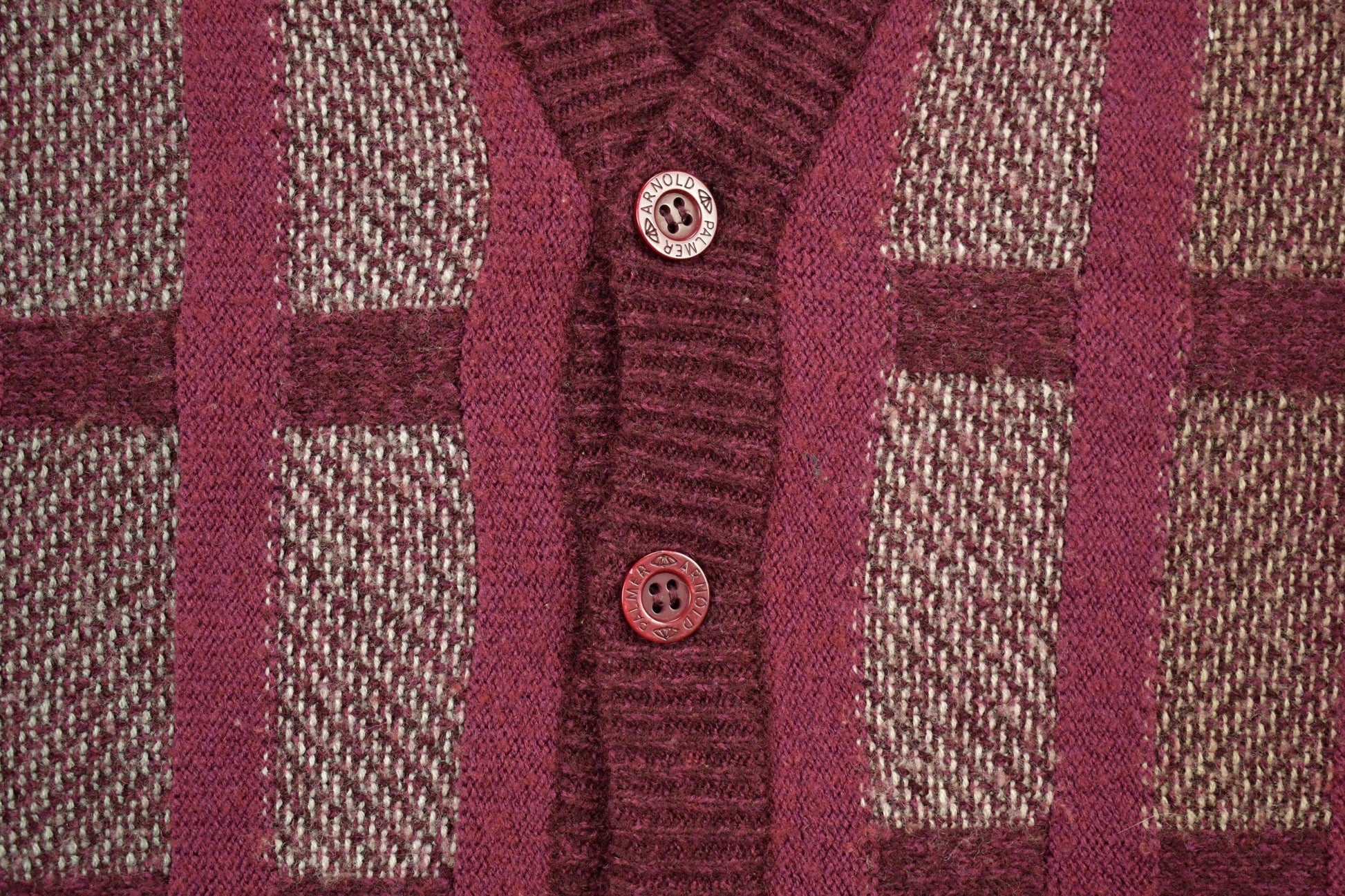 Vintage 1980s Carroll Palmer Knitted Cardigan Button Up Sweater Men's M from propervintagecanada