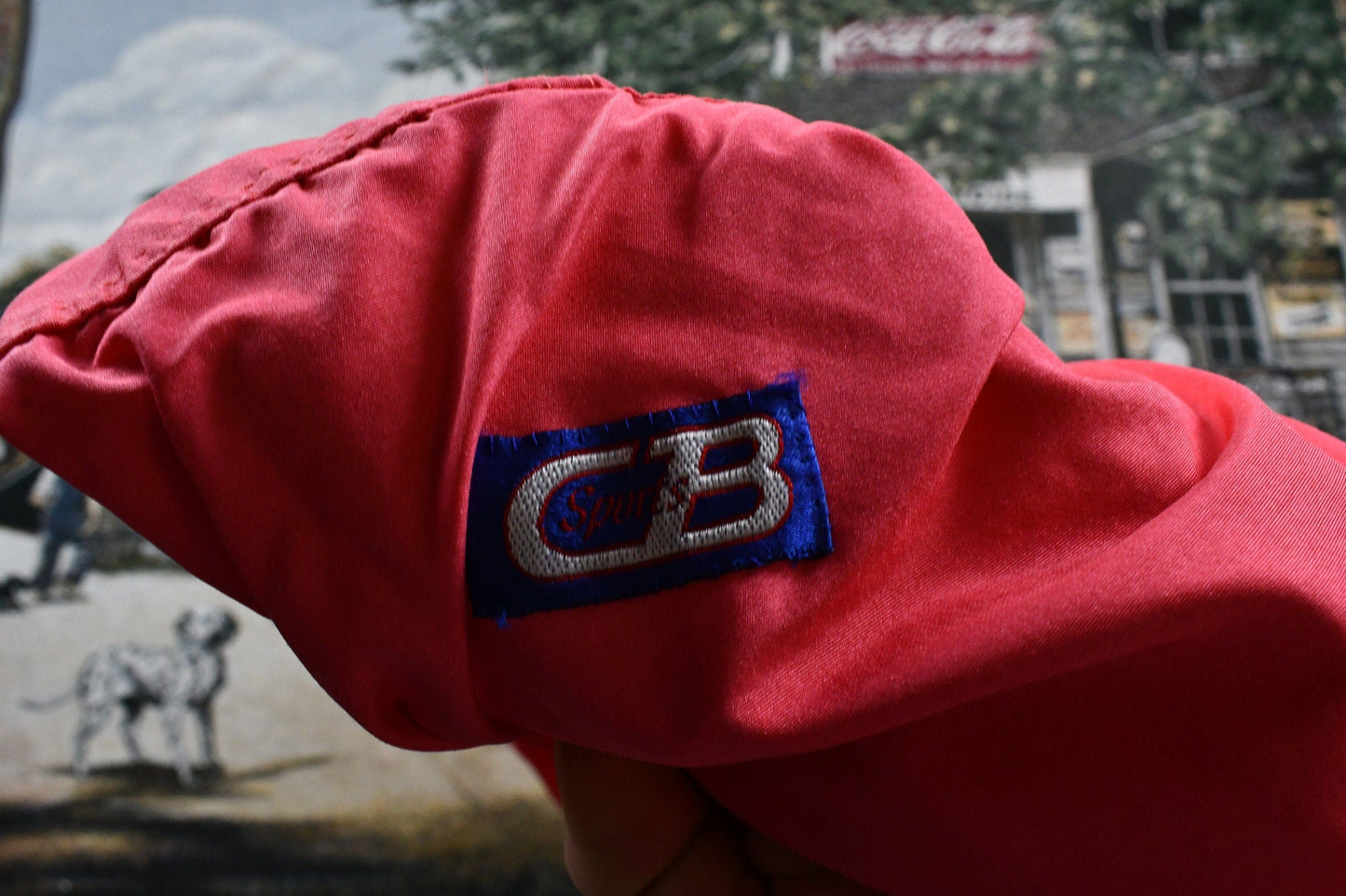 Vintage 1980s CB Sports Neon Pink Nylon Windbreaker Men's M from propervintagecanada