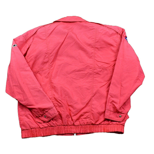 Vintage 1980s CB Sports Neon Pink Nylon Windbreaker Men's M from propervintagecanada