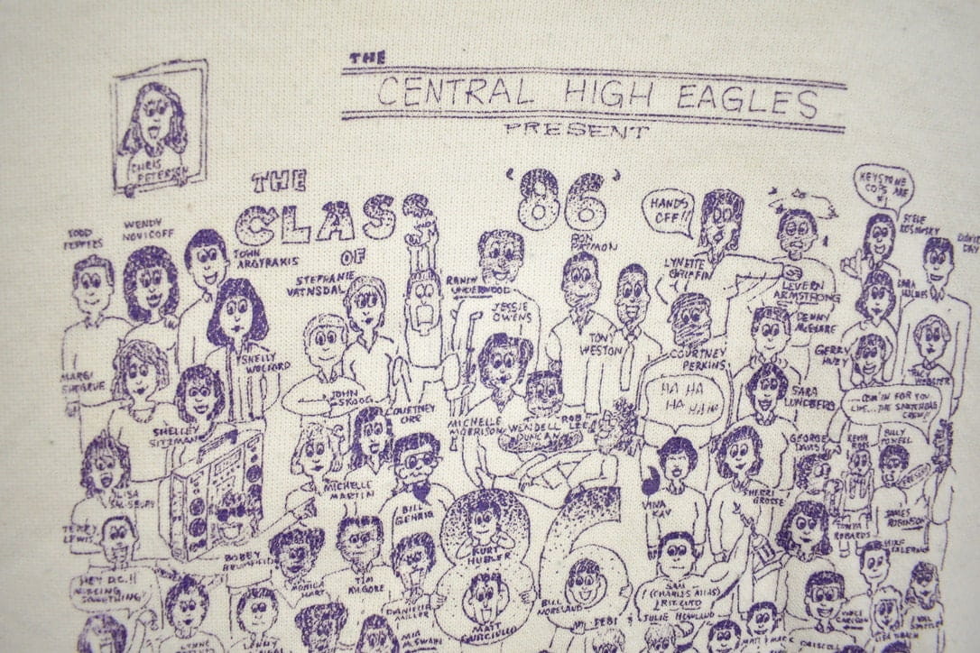 Vintage 1980s Central High Eagles Crewneck Sweatshirt Youth M from propervintagecanada