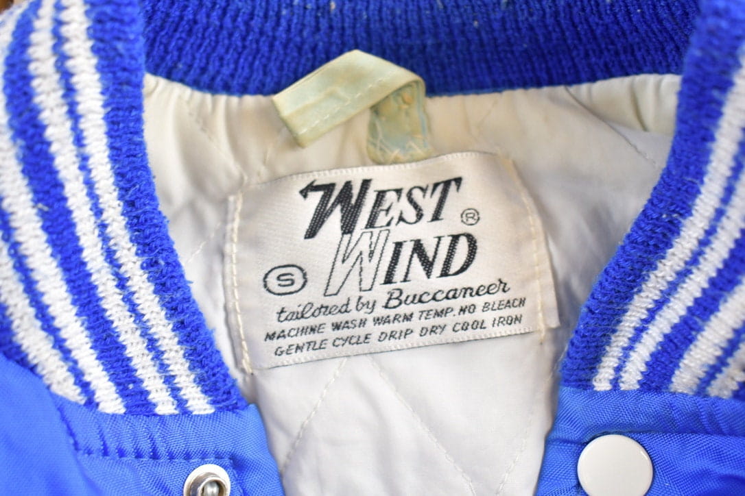 Vintage 1980s Central West Wind Collegiate Jacket Men's Medium from propervintagecanada