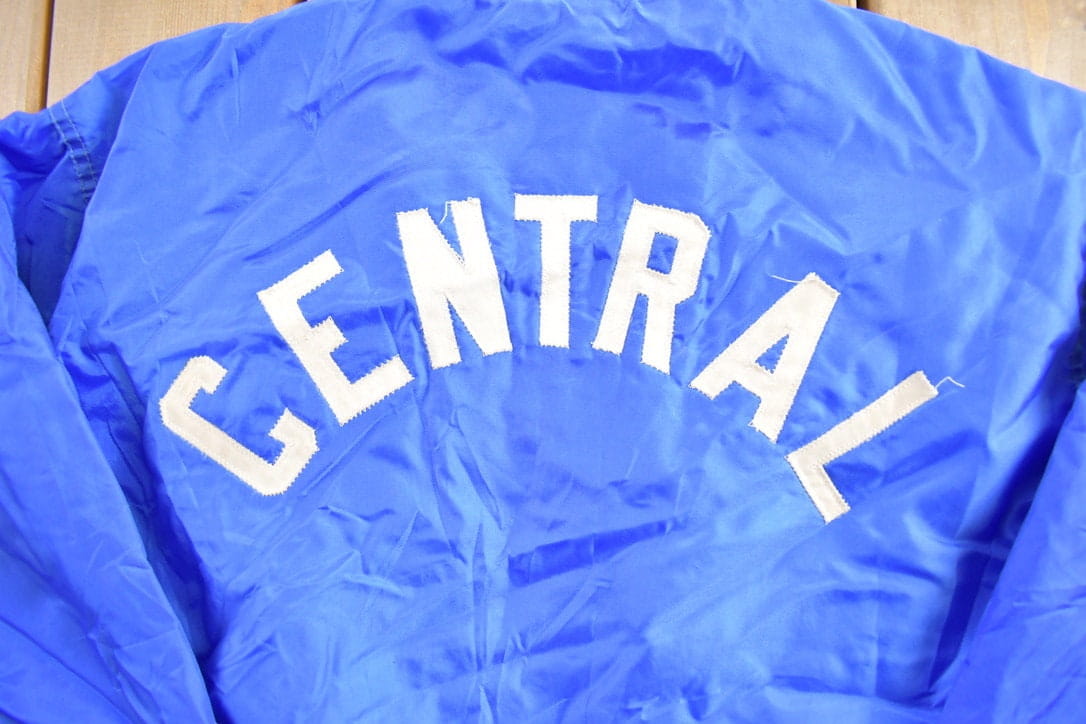 Vintage 1980s Central West Wind Collegiate Jacket Men's Medium from propervintagecanada