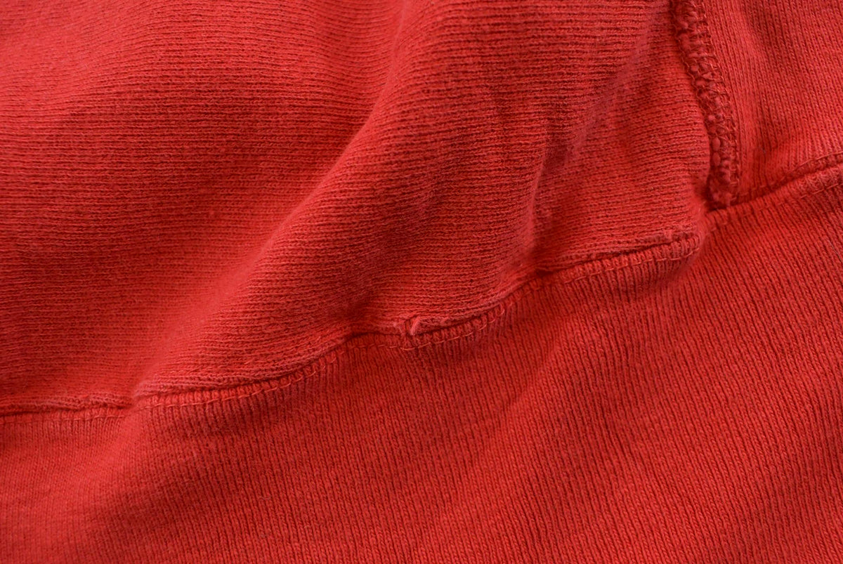 Vintage 1980s Champion Blank Red Reverse Weave Warm Up Crewneck Sweatshirt Men's M / Made in USA / 80s Streetwear from propervintagecanada