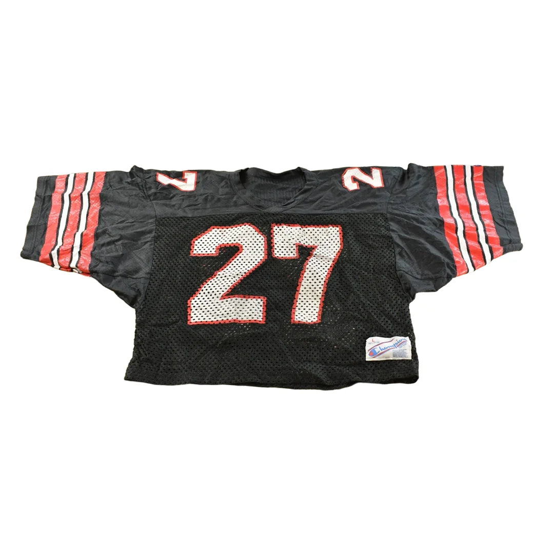 Vintage 1980s Champion Collegiate Blank Football Jersey Men's L from propervintagecanada