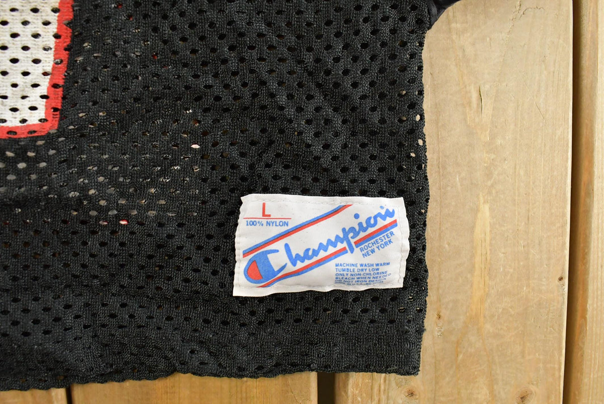 Vintage 1980s Champion Collegiate Blank Football Jersey Men's L from propervintagecanada