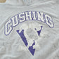 Vintage 1980s Champion Cushing Academy Hockey Reverse Weave Warm Up Hoodie Sweatshirt Men's L / Made in USA / 80s Streetwear from propervintagecanada