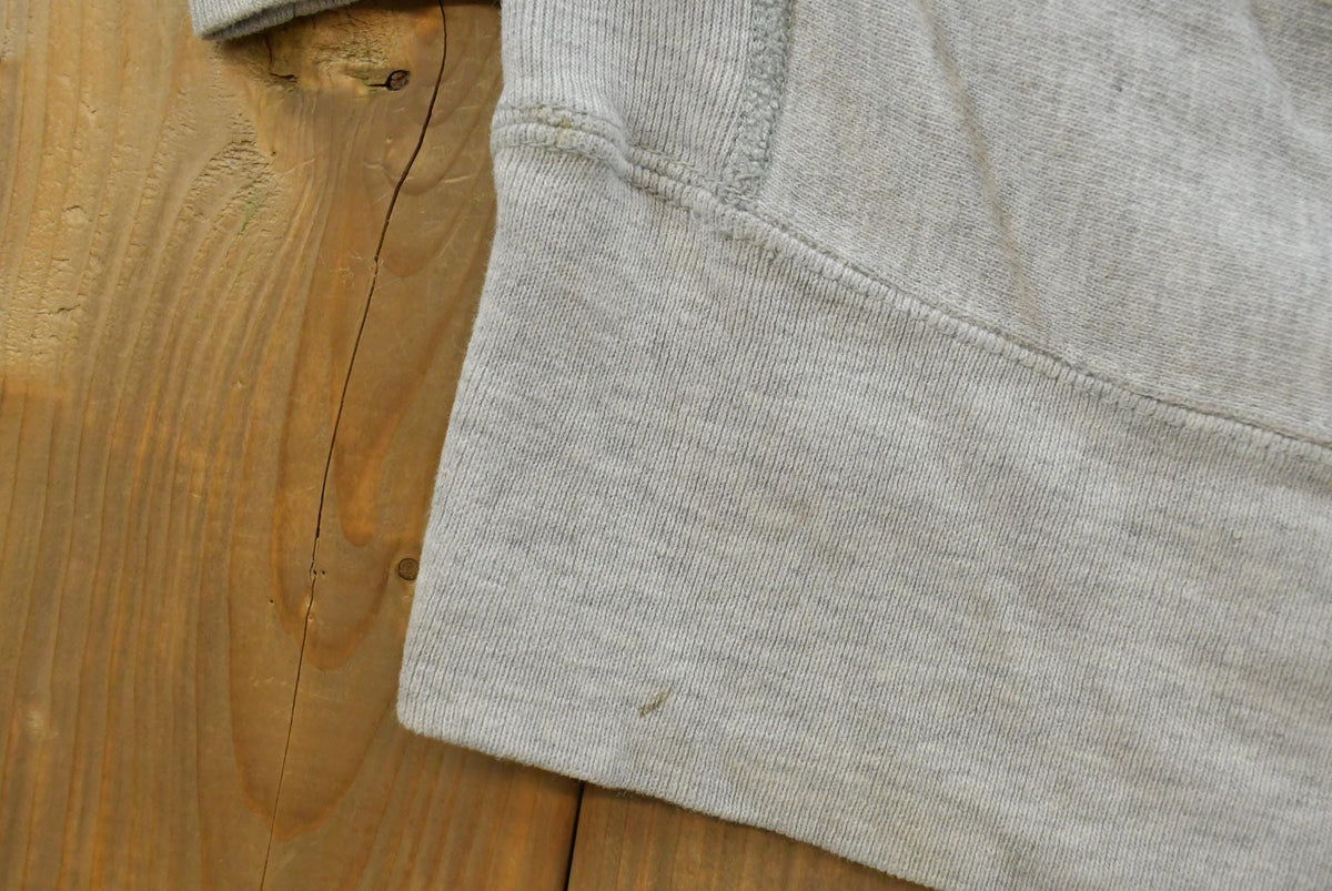 Vintage 1980s Champion Cushing Academy Hockey Reverse Weave Warm Up Hoodie Sweatshirt Men's L / Made in USA / 80s Streetwear from propervintagecanada