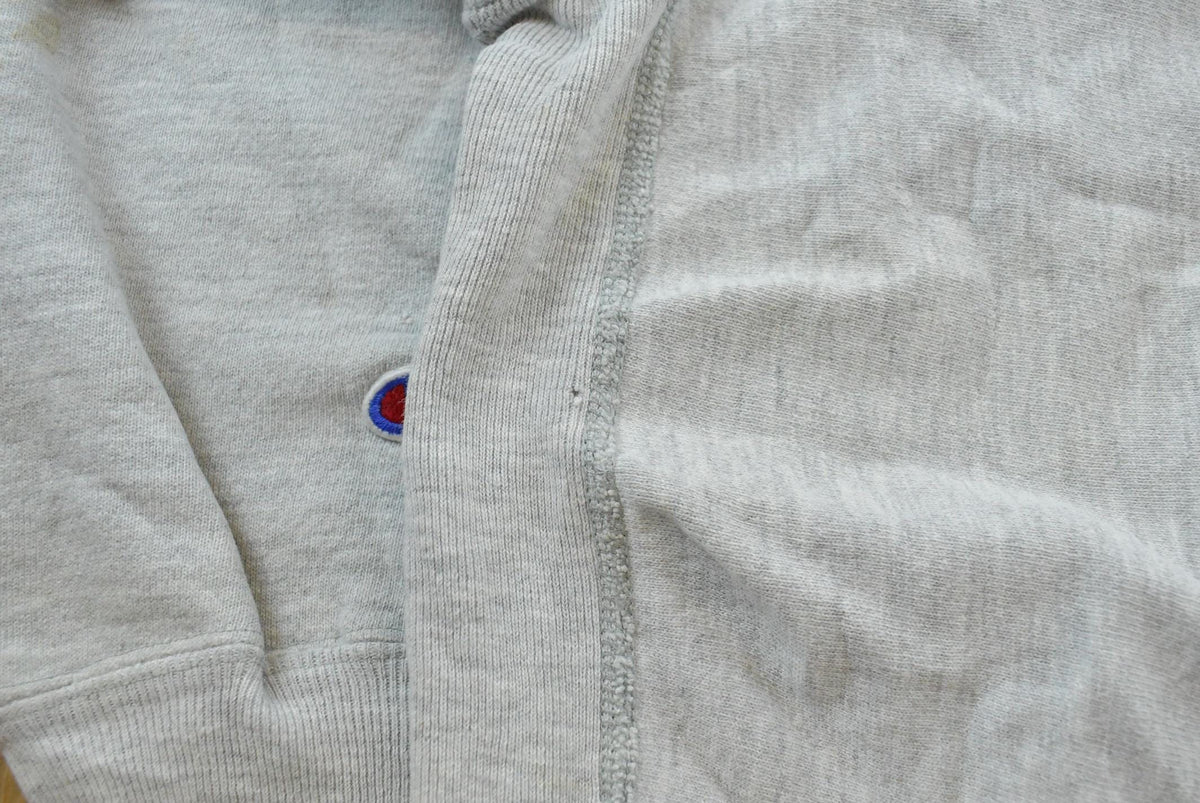 Vintage 1980s Champion Cushing Academy Hockey Reverse Weave Warm Up Hoodie Sweatshirt Men's L / Made in USA / 80s Streetwear from propervintagecanada