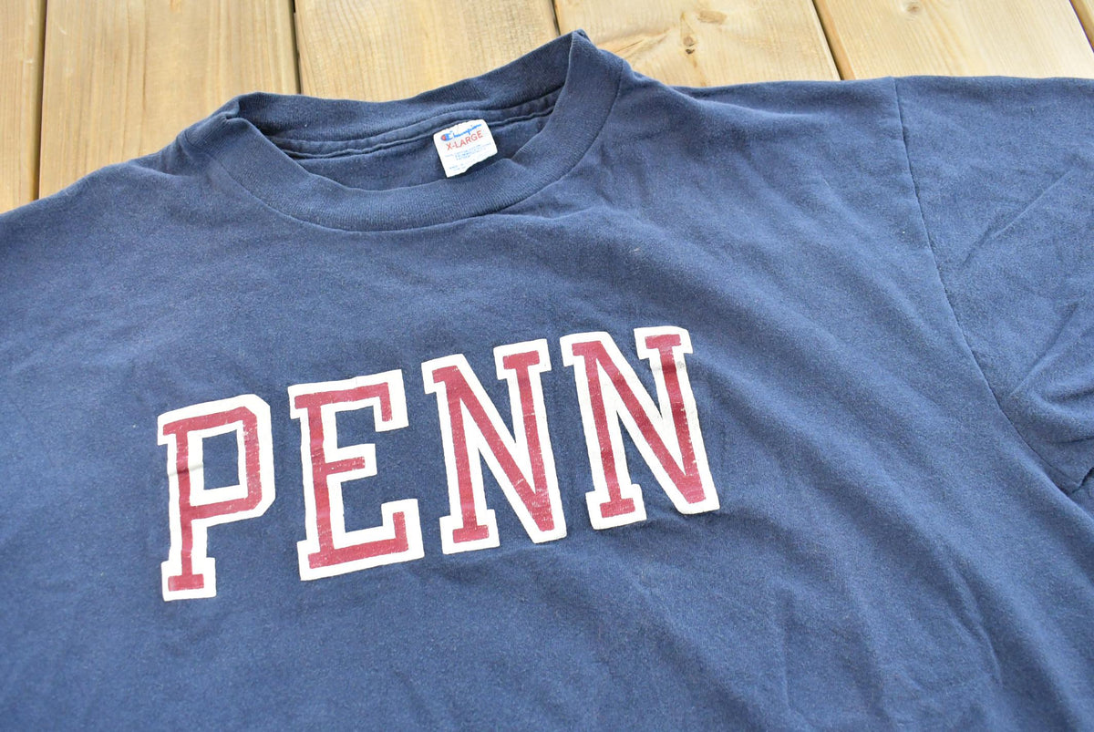 Vintage 1980s Champion Penn State Football Nittany Lions Collegiate T-Shirt Mens L from propervintagecanada