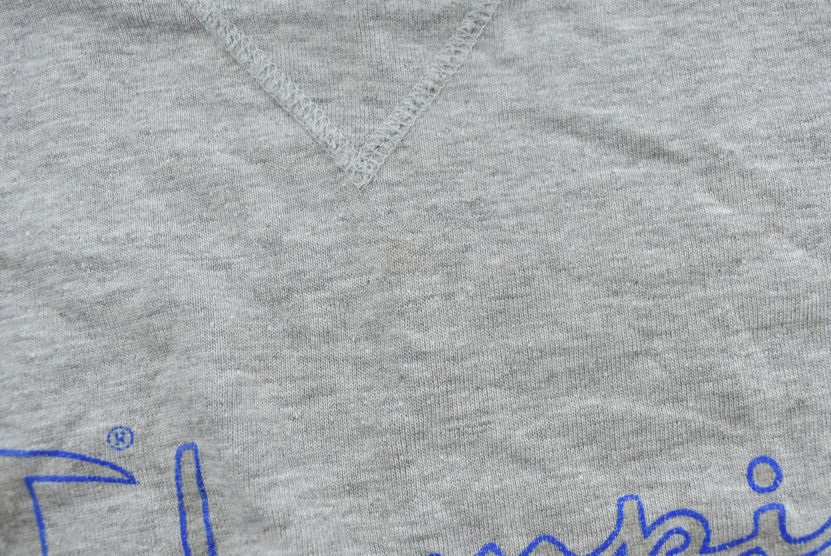 Vintage 1980s Champion Raglan Logo Spellout Crewneck Sweater Men's XL from propervintagecanada