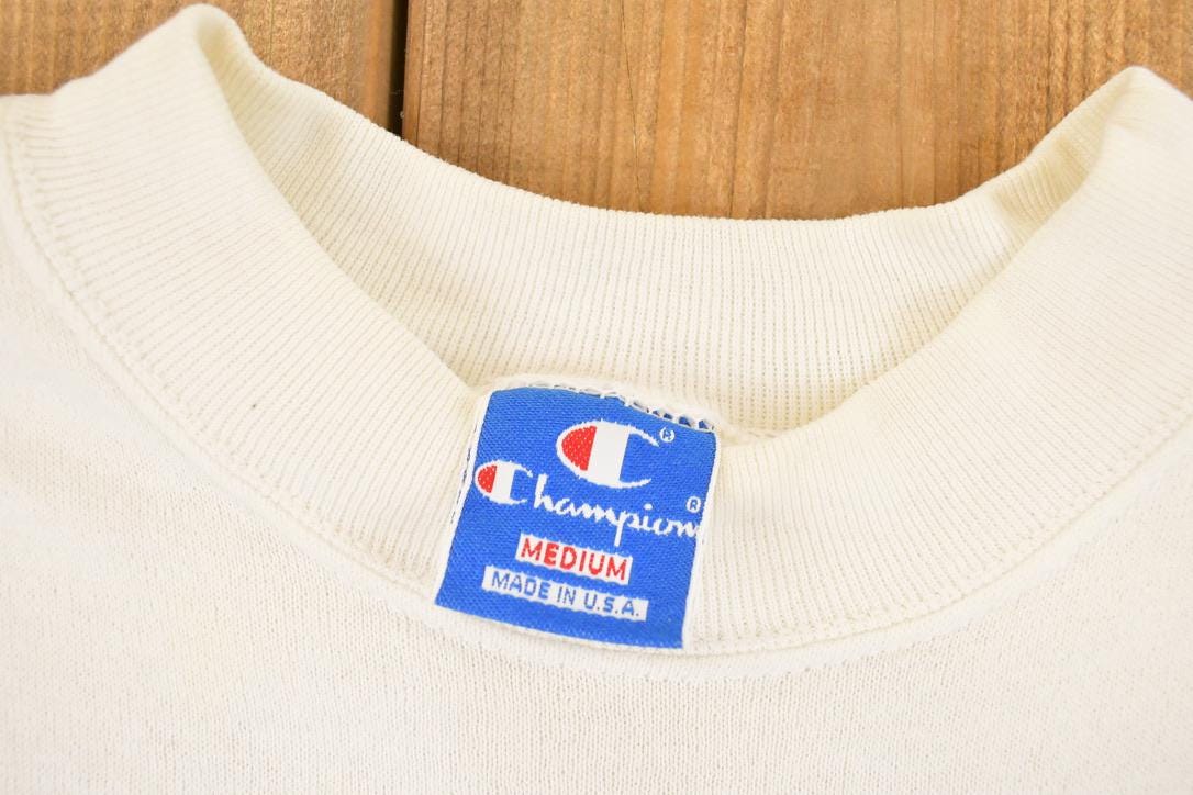 Vintage 1980s Champion State Farm Insurance Graphic Print Crewneck Sweatshirt Men's M from propervintagecanada