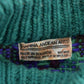 Vintage 1980s Charina Andean Arts 100% Wool Knit Sweater Men's Large from propervintagecanada
