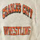 Vintage 1980s Charles City Wrestling Crewneck Sweatshirt Men's XL from propervintagecanada