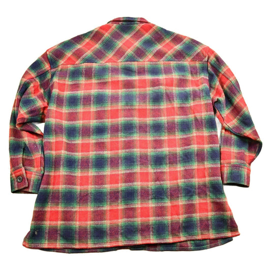 Vintage 1980s Chaus Jeanswear Button Up Plaid ShirtMen's Medium from propervintagecanada