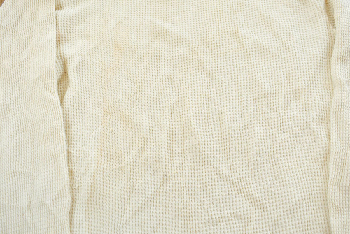 Vintage 1980s Cherokee Blank Thermal Long Sleeve T-Shirt Men's S from propervintagecanada