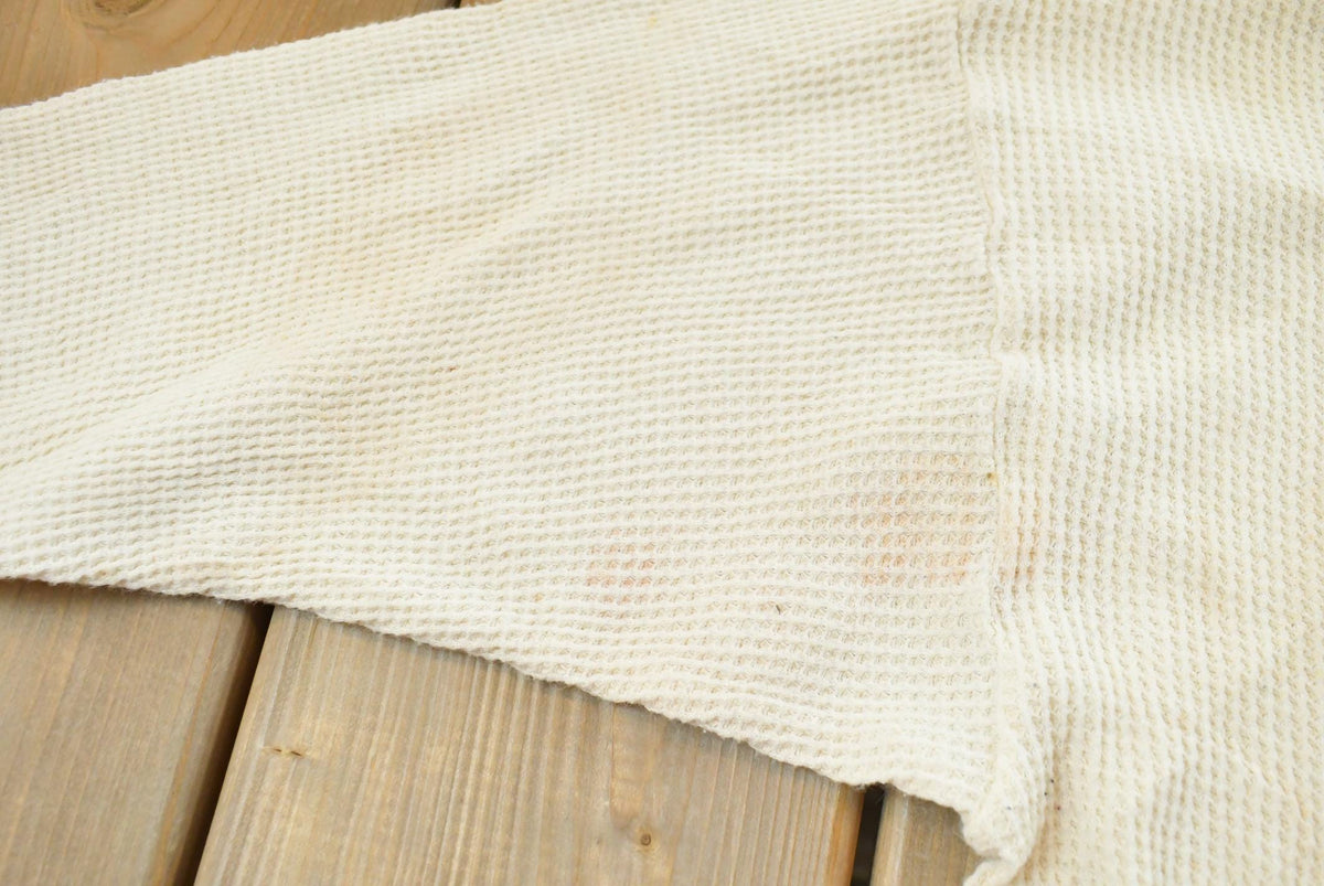 Vintage 1980s Cherokee Blank Thermal Long Sleeve T-Shirt Men's S from propervintagecanada