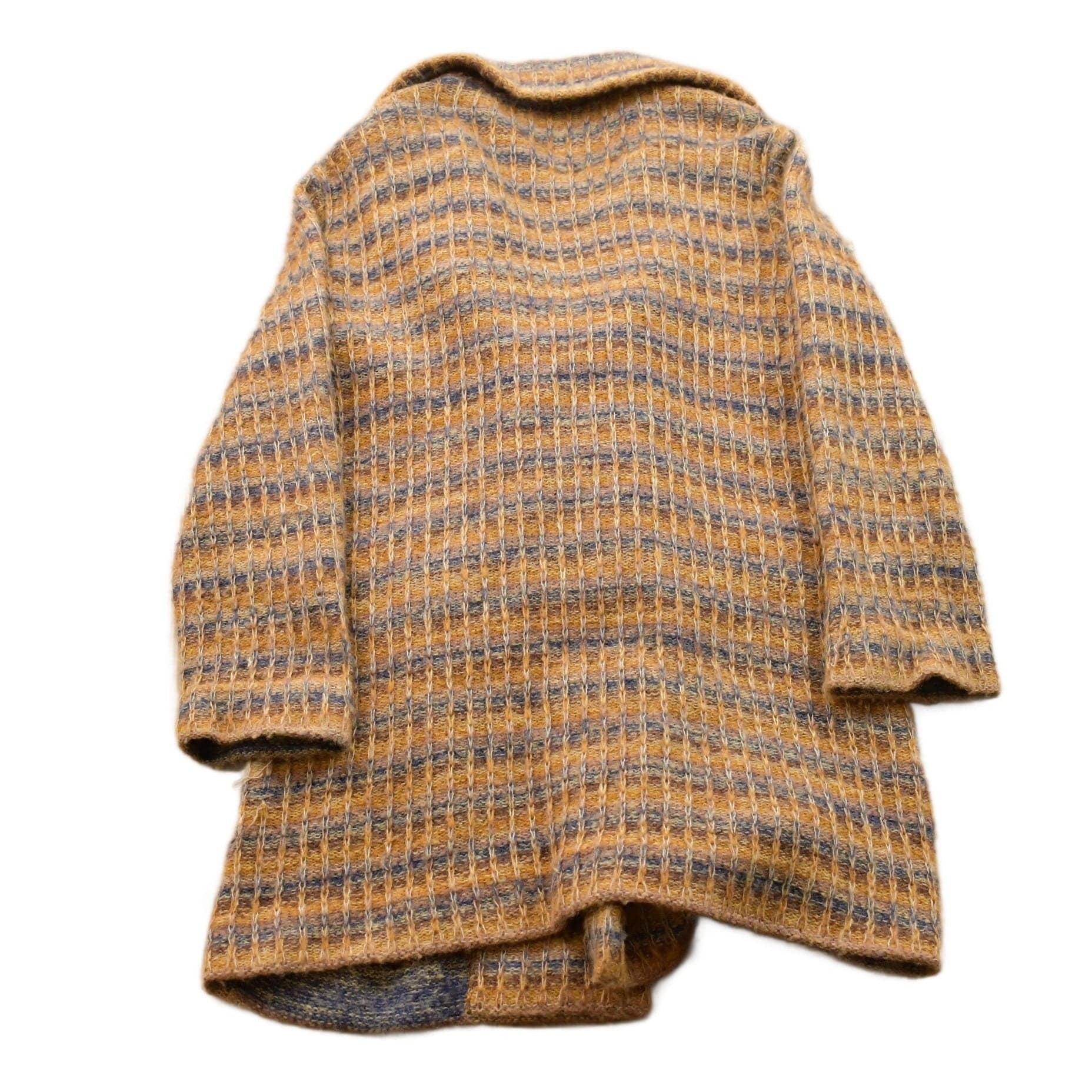 Vintage 1980s Chesa Boutique Loop Button Up Knitted Coat Women's Large from propervintagecanada