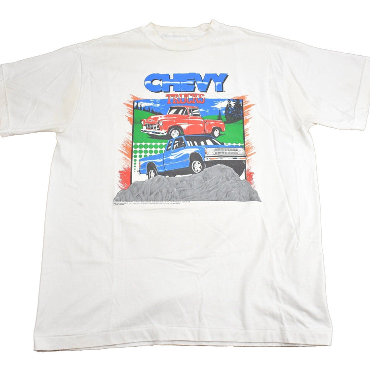 Vintage 1980s Chevrolet Chevy Trucks Graphic T-Shirt Men's XL from propervintagecanada