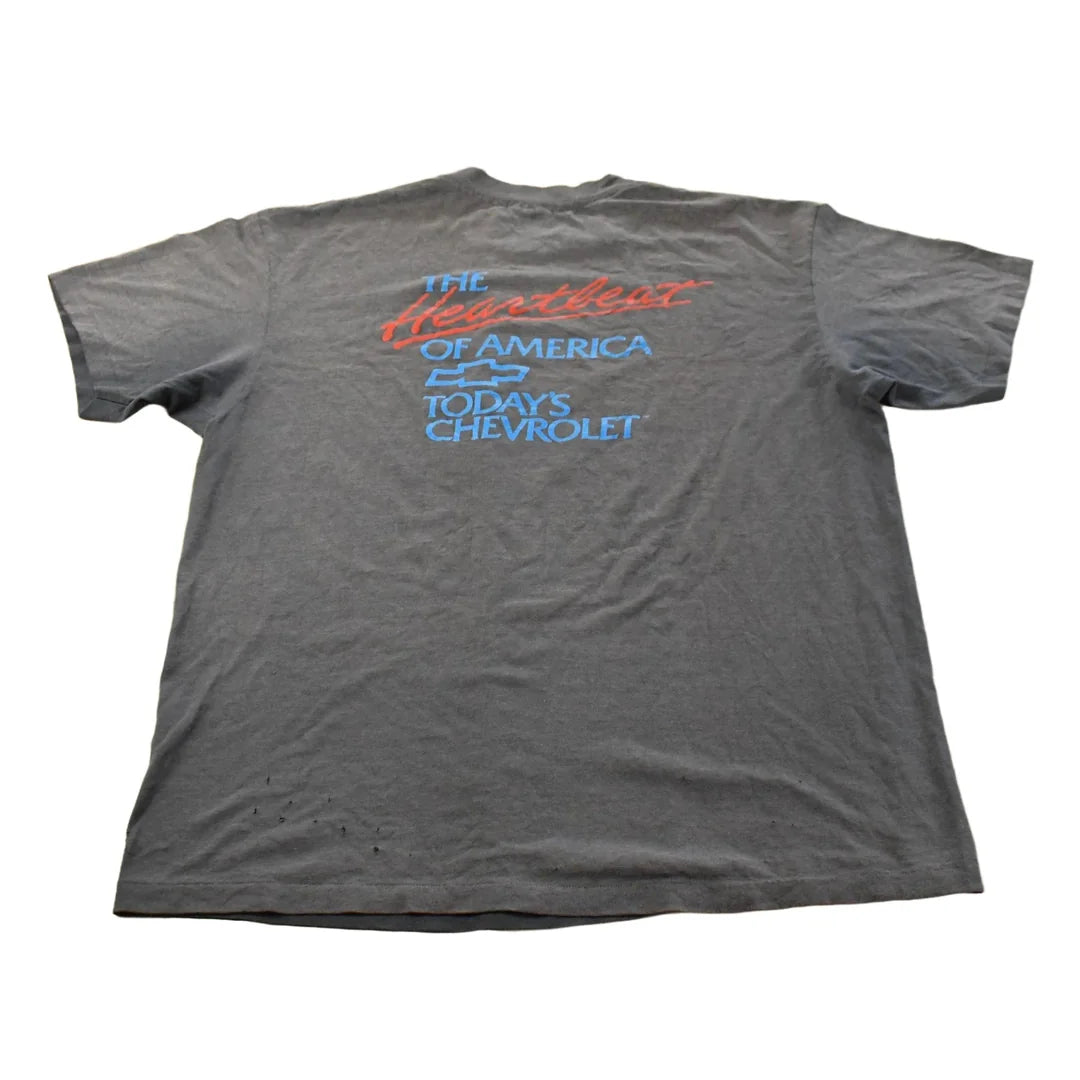 Vintage 1980s Chevrolet Heartbeat of America T-Shirt Men's Large from propervintagecanada