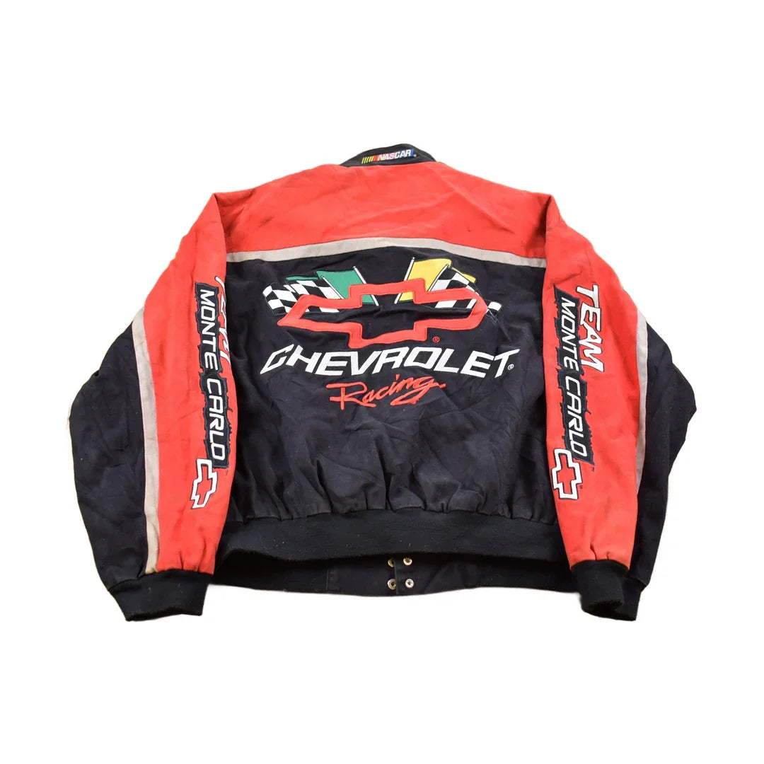 Vintage 1980s Chevrolet Team Monte Carlo Racing Jacket Men's 2XL from propervintagecanada