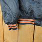 Vintage 1980s Chicago Bears NFL Satin Snap Button Bomber Jacket Men's Medium from propervintagecanada