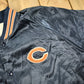 Vintage 1980s Chicago Bears NFL Satin Snap Button Bomber Jacket Men's XL from propervintagecanada