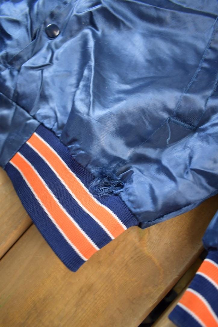 Vintage 1980s Chicago Bears NFL Swingster Satin Bomber Jacket Men's Medium from propervintagecanada