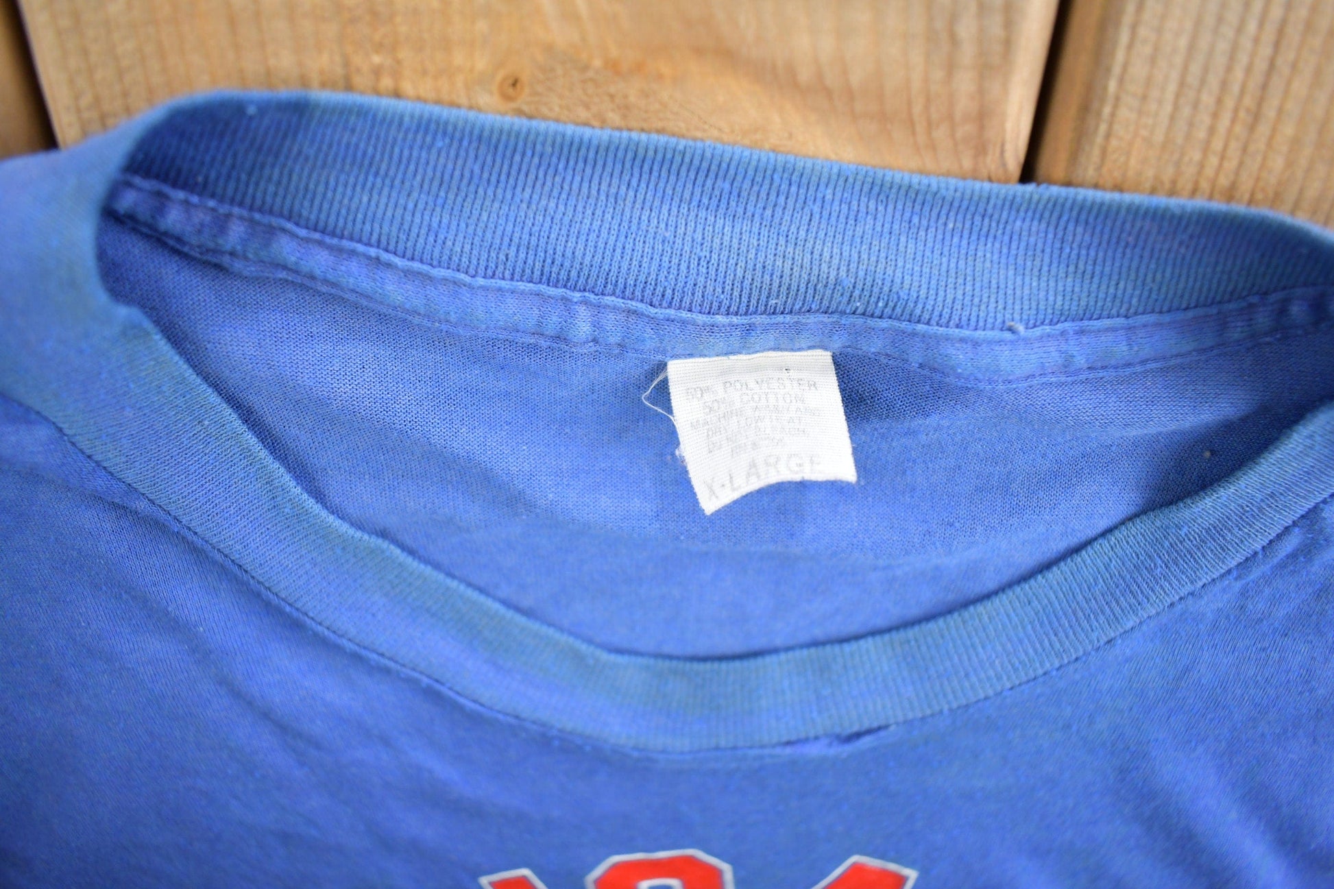 Vintage 1980s Chicago Cubs MLB Baseball Single Stitch T-Shirt Made In USA from propervintagecanada