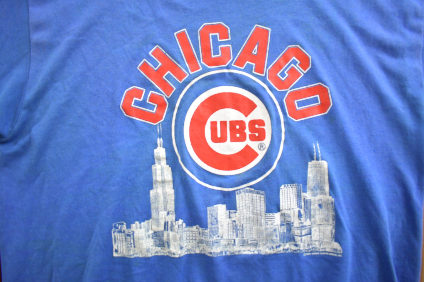 Vintage 1980s Chicago Cubs MLB Baseball Single Stitch T-Shirt Made In USA from propervintagecanada